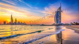 Jumeirah Beach Dubai Sunset view