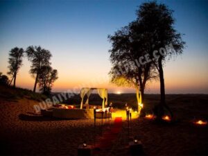 Bedouin Camps in the Desert | Dubai desert safari also includes Bedouin camps, where people can see how the traditional Bedouin people used to live.