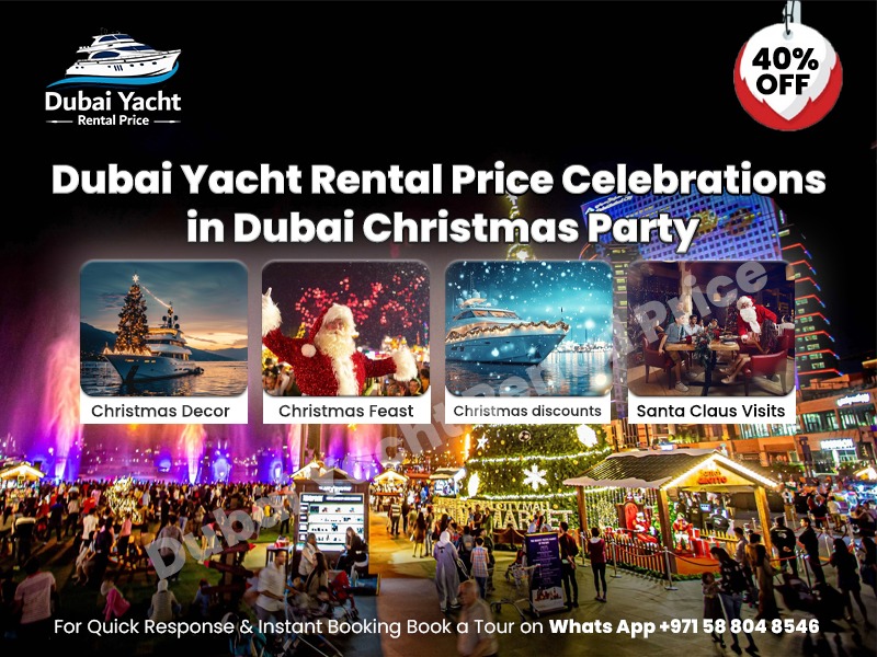 Read more about the article Dubai Yacht Rental Price: Celebrations in Dubai Christmas Party