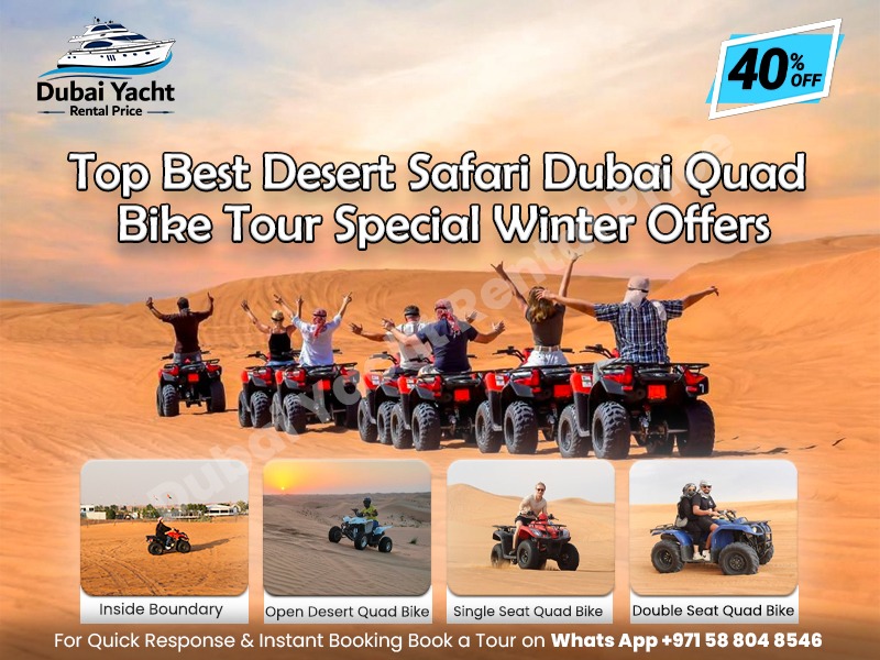 Read more about the article Top Best Desert Safari Dubai Quad Bike Tour | Special Winter Offers