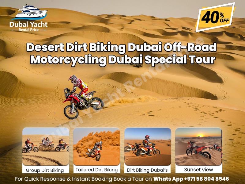 Read more about the article Desert Dirt Biking Dubai: Off-Road Motorcycling Dubai Special Tour